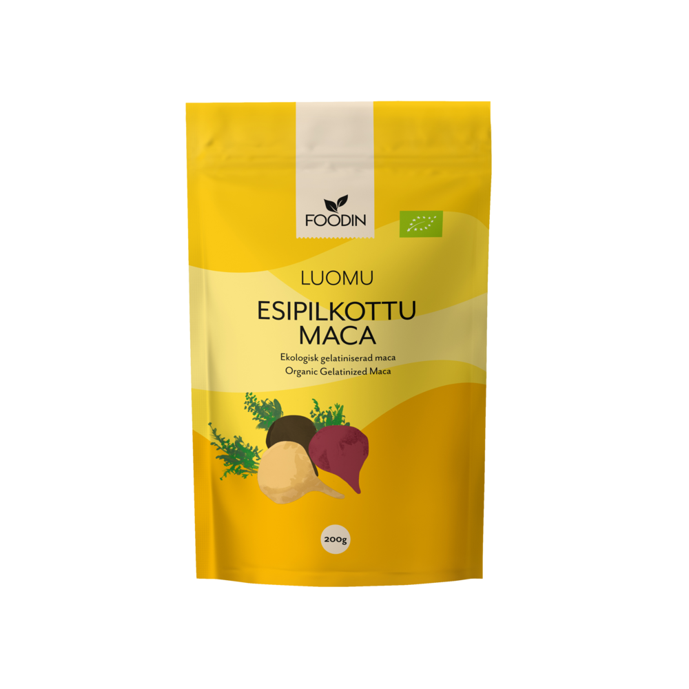 Maca-jauhe, gelatinoitu (esipilkottu), 200 g