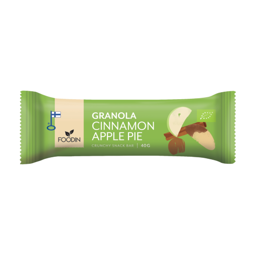Granola-patukka, kaneli-omena (Cinnamon Apple Pie), 40 g