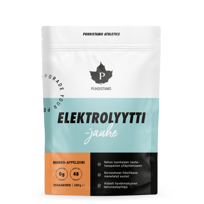 Elektrolyyttijauhe, Mango-Appelsiini 240 g